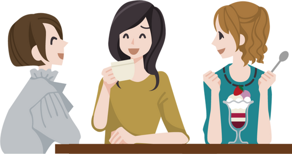 Women Enjoying a Conversation Icon